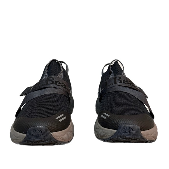 L.L. Bean Drigos Black Sneakers Slip On Hook and Loop  Women’s Size 9.5 - Picture 3 of 9